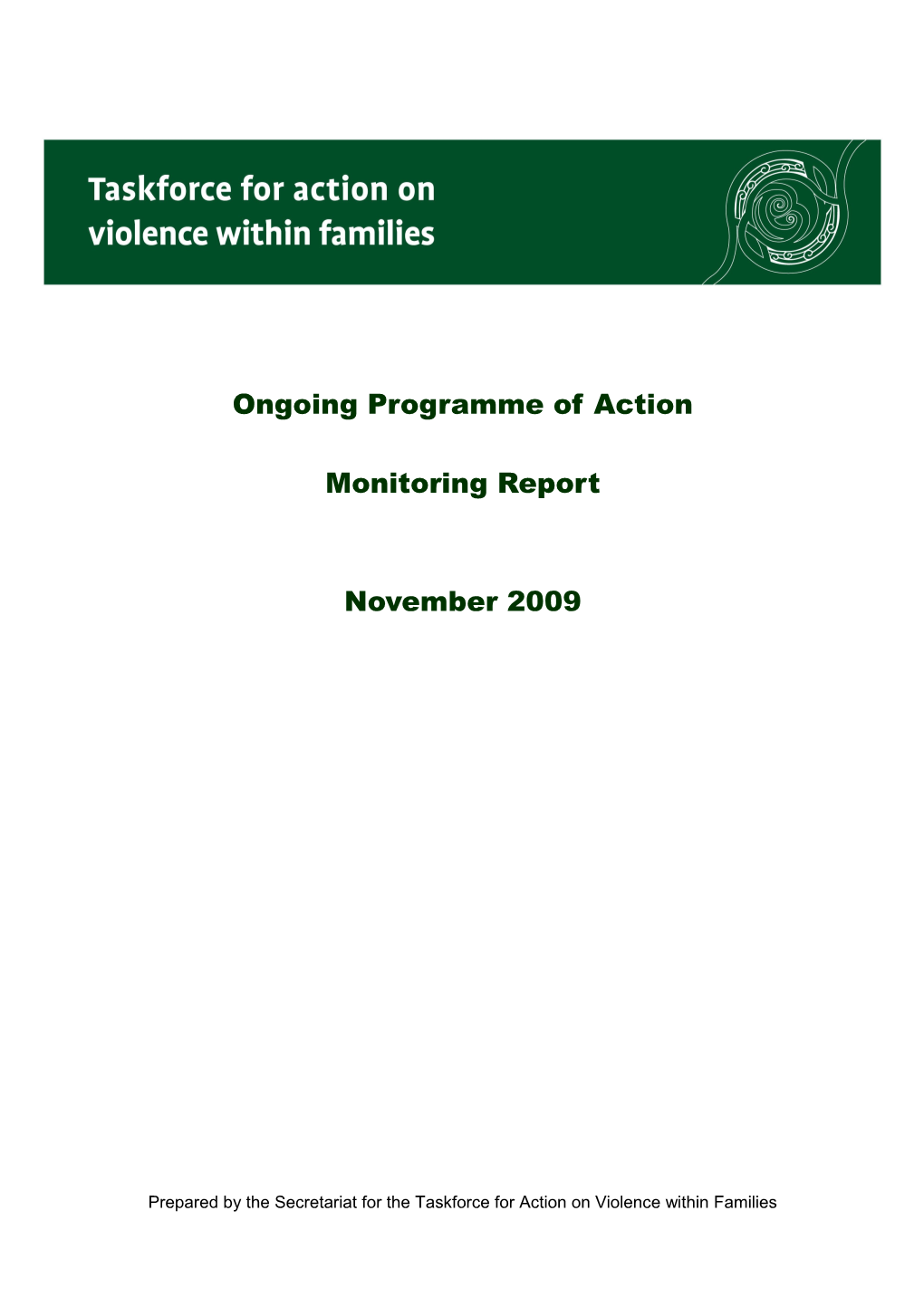 Ongoing Programme of Action s1