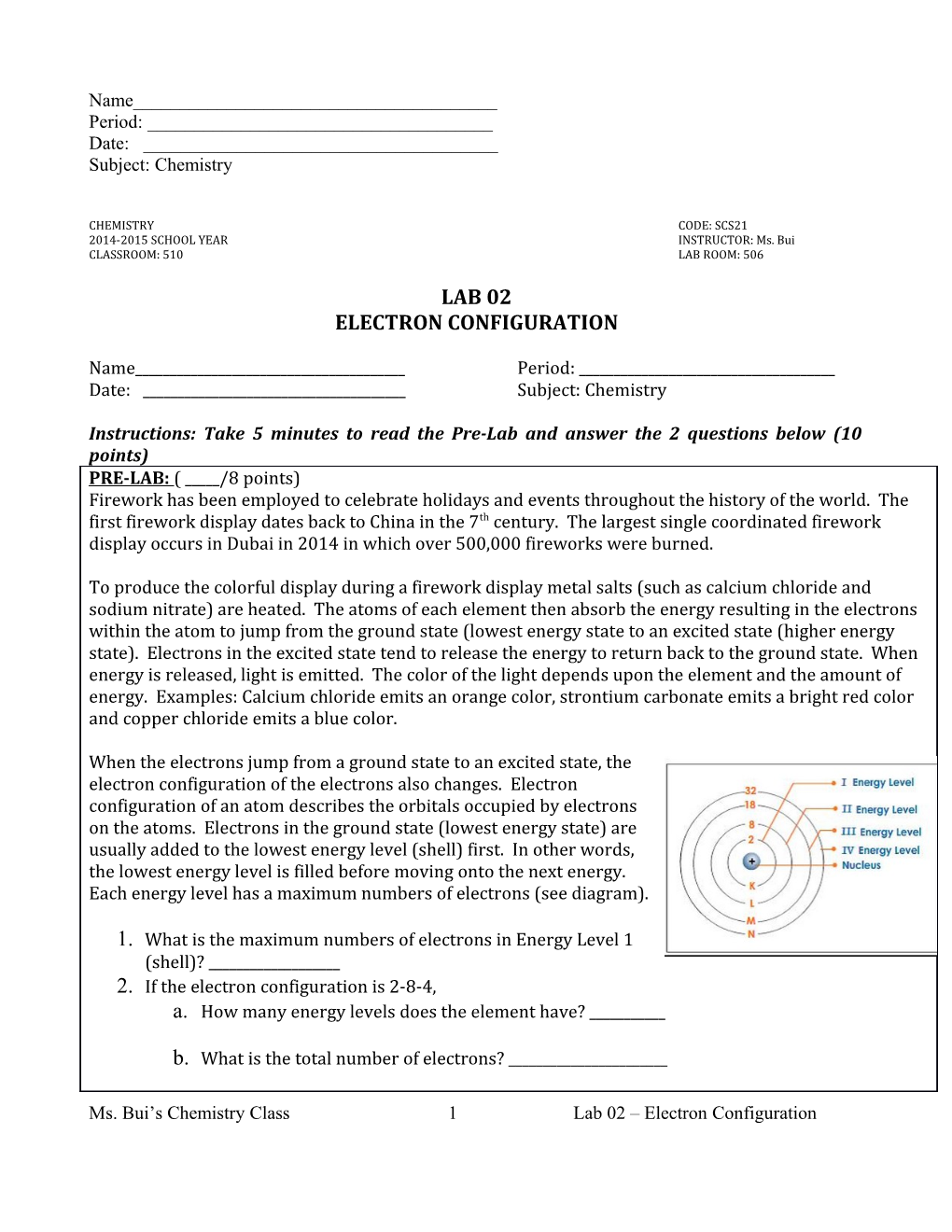 Electron Configuration