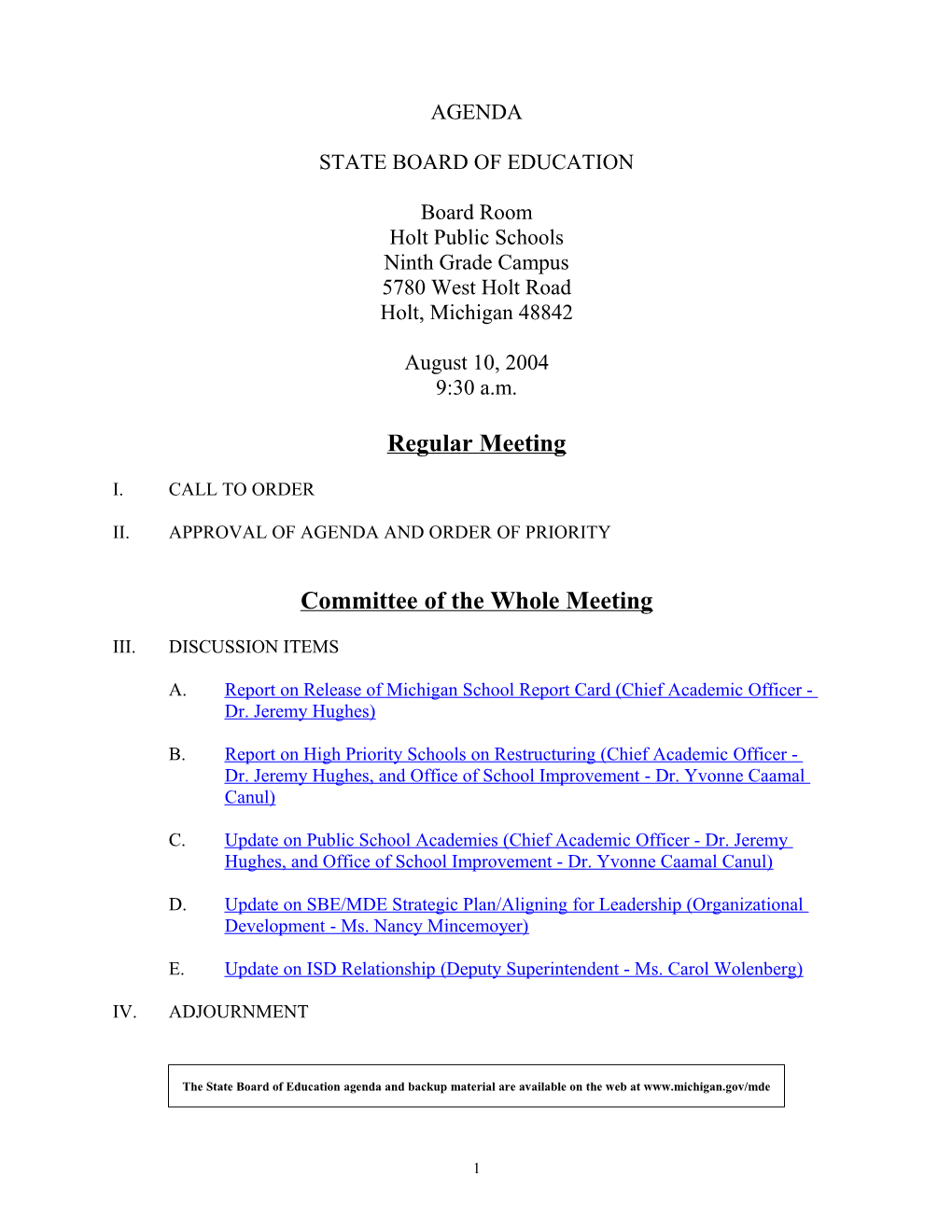State Board of Education s5