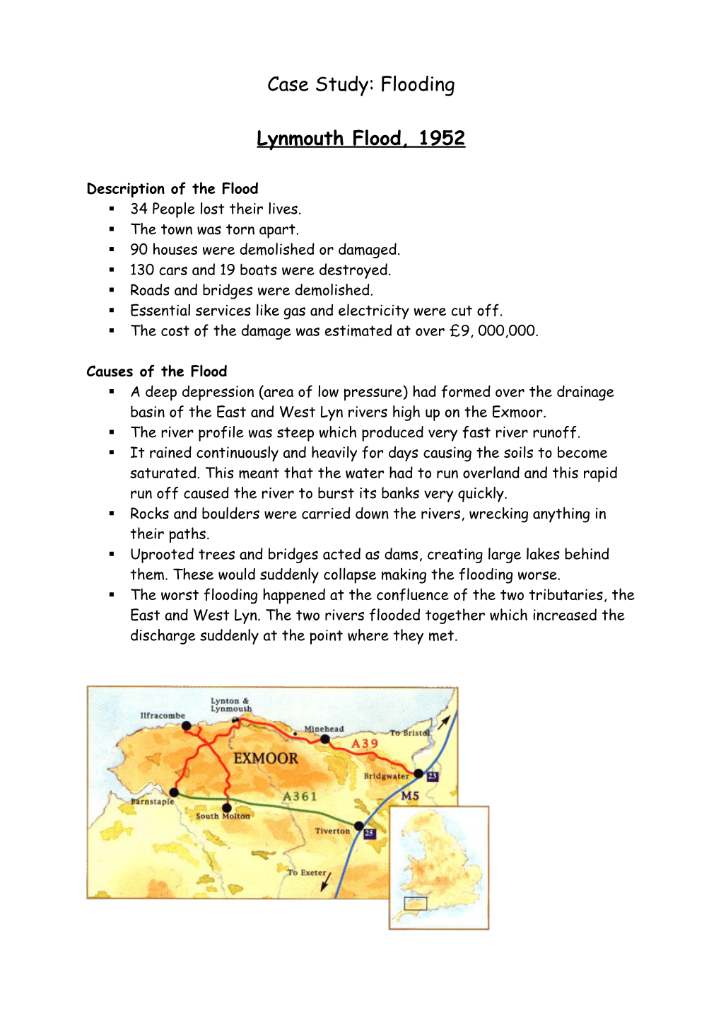 Case Study: Flooding