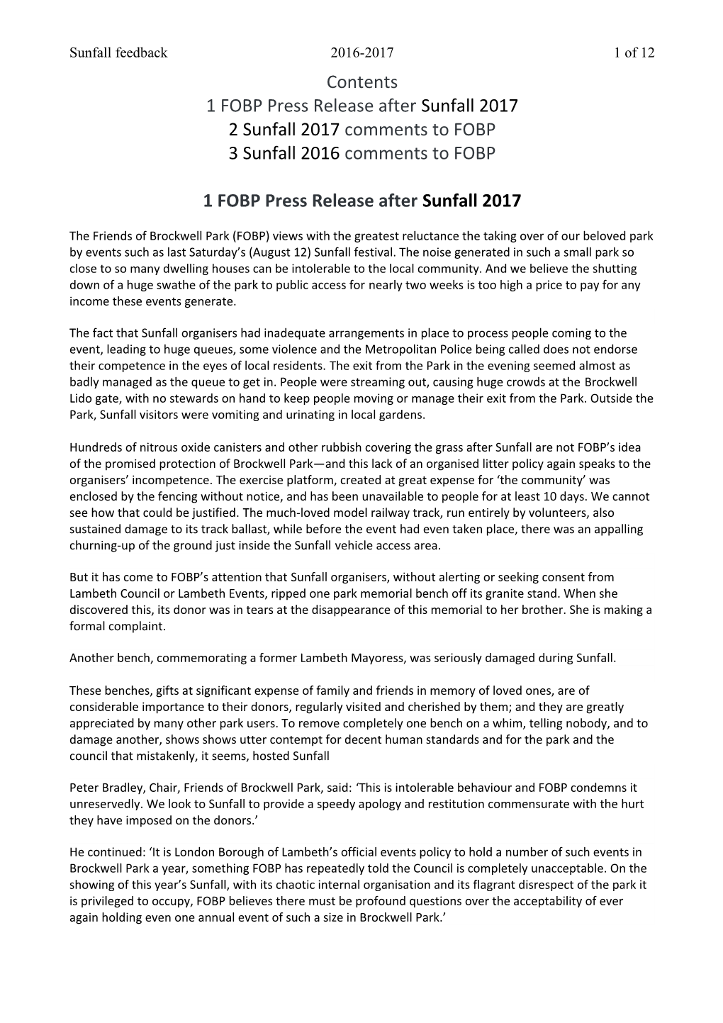 1 FOBP Press Release After Sunfall 2017