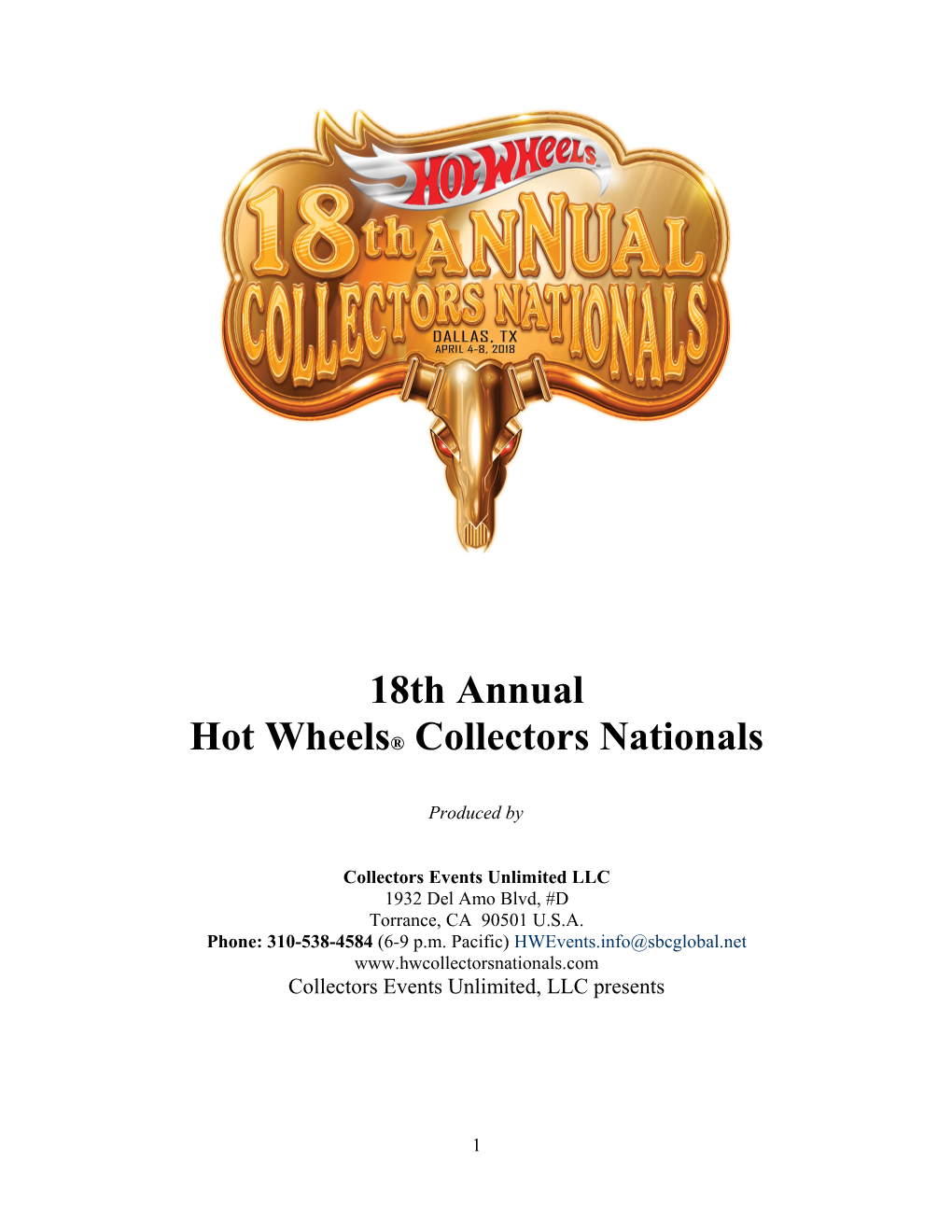 20Th Annual Hot Wheels Collectors Convention