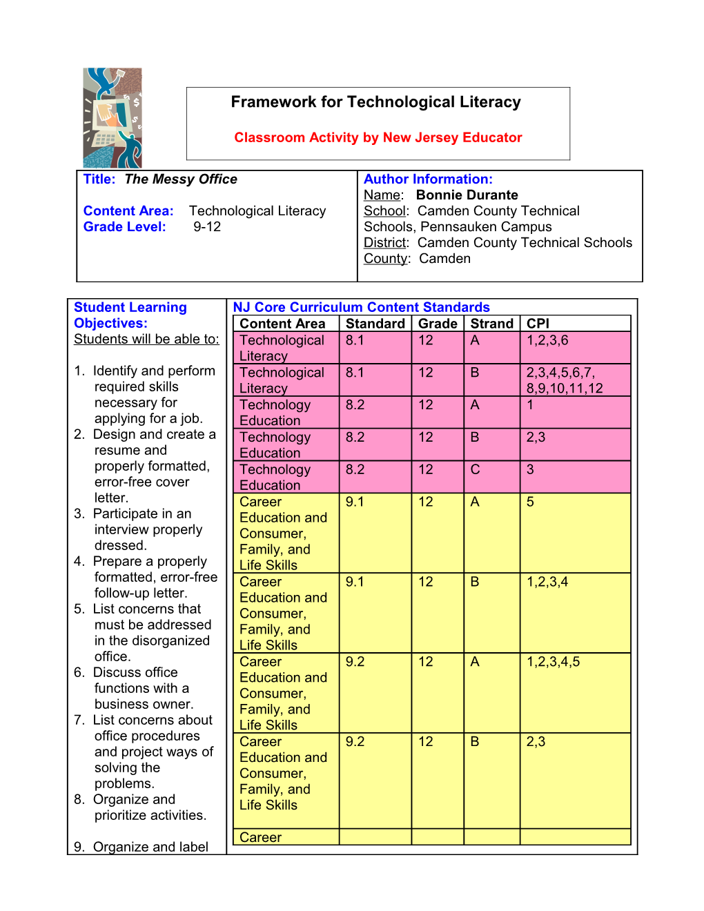 Classroom Activity by NJ Educators s2