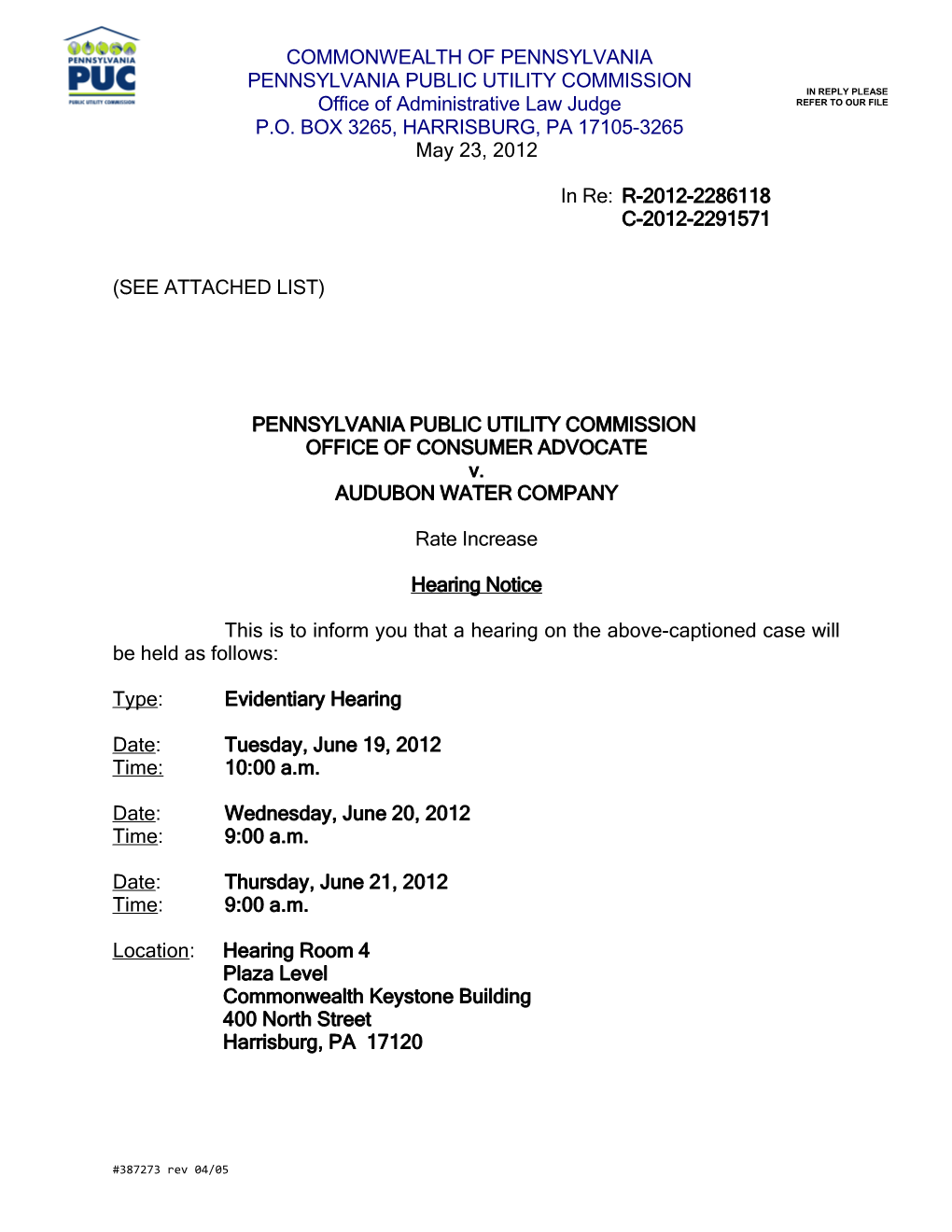 Harrisburg Hearing Notice s4