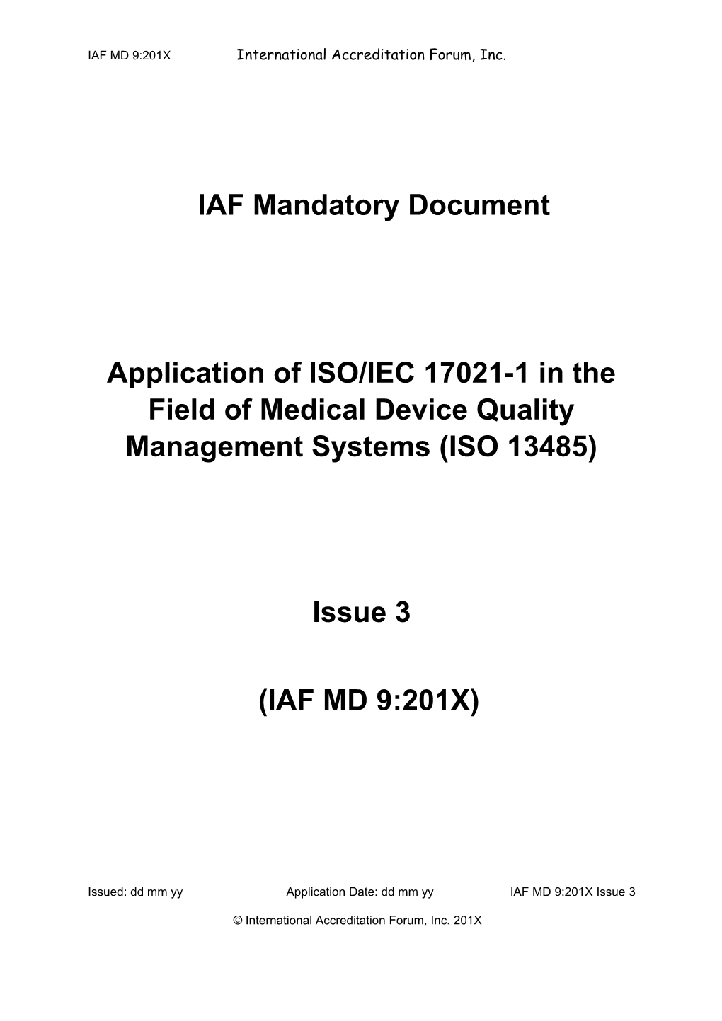 IAF MD 1:2007 Multisite Certification