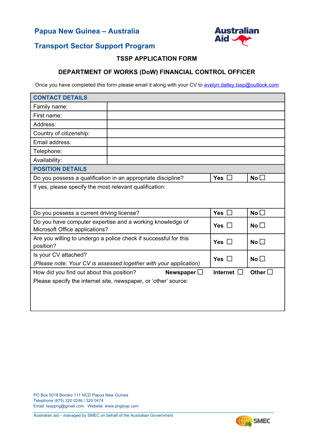 TSSP Letterhead Portrait