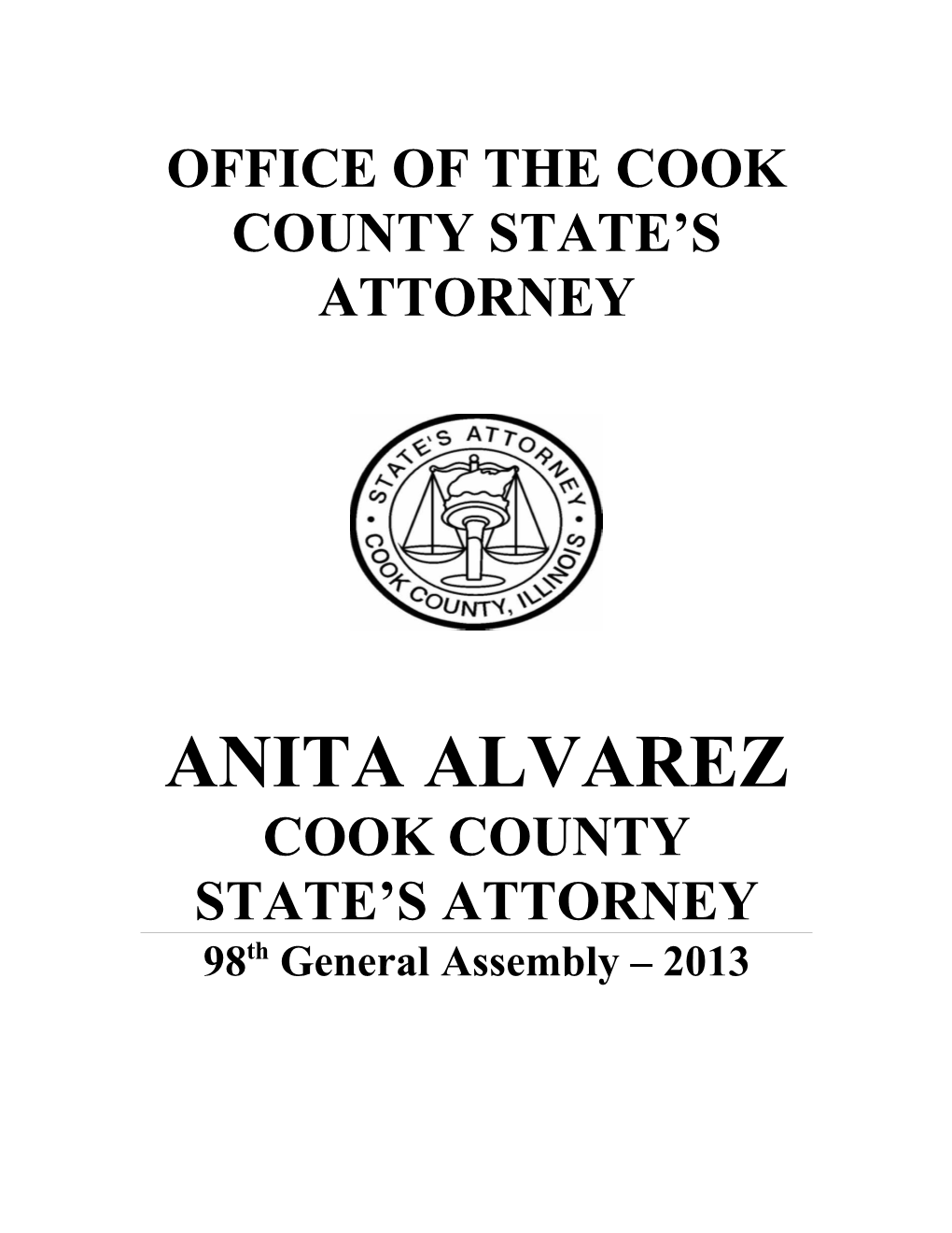 Office of the Cook County State S Attorney