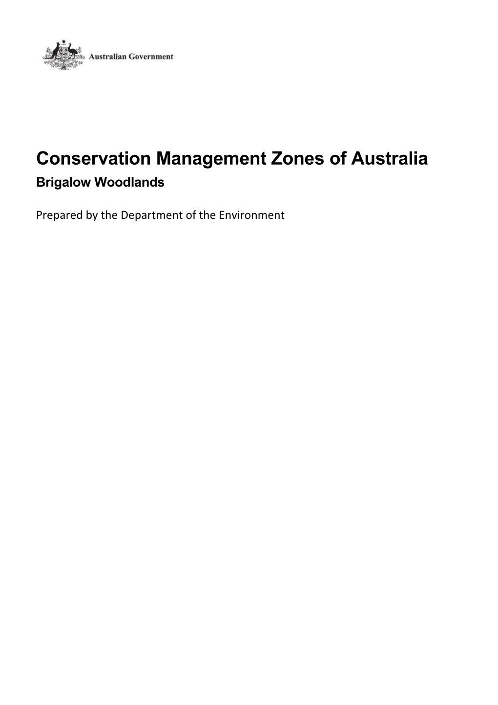 Conservation Management Zones of Australia: Brigalow Woodlands