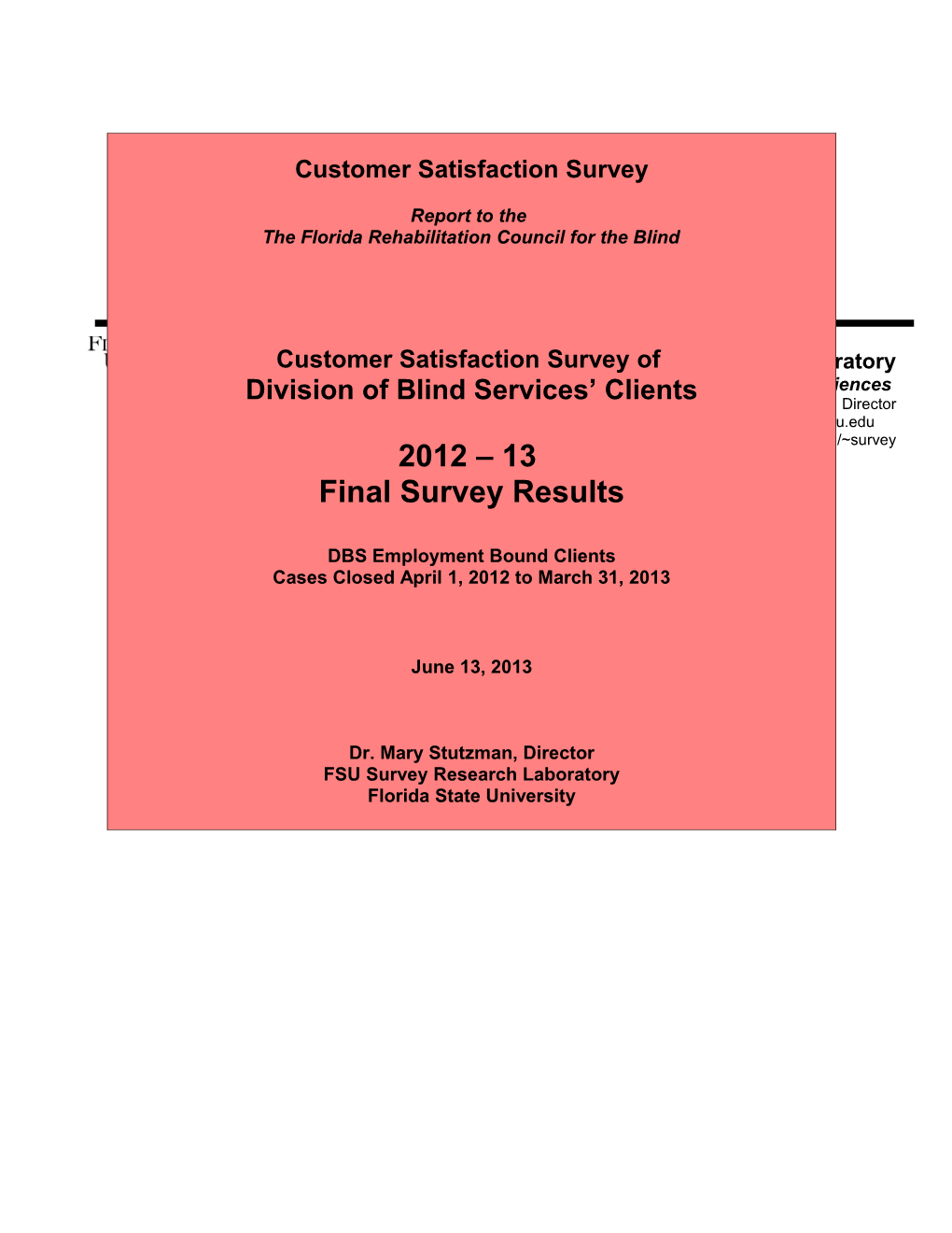 2002 Customer Satisfaction Survey