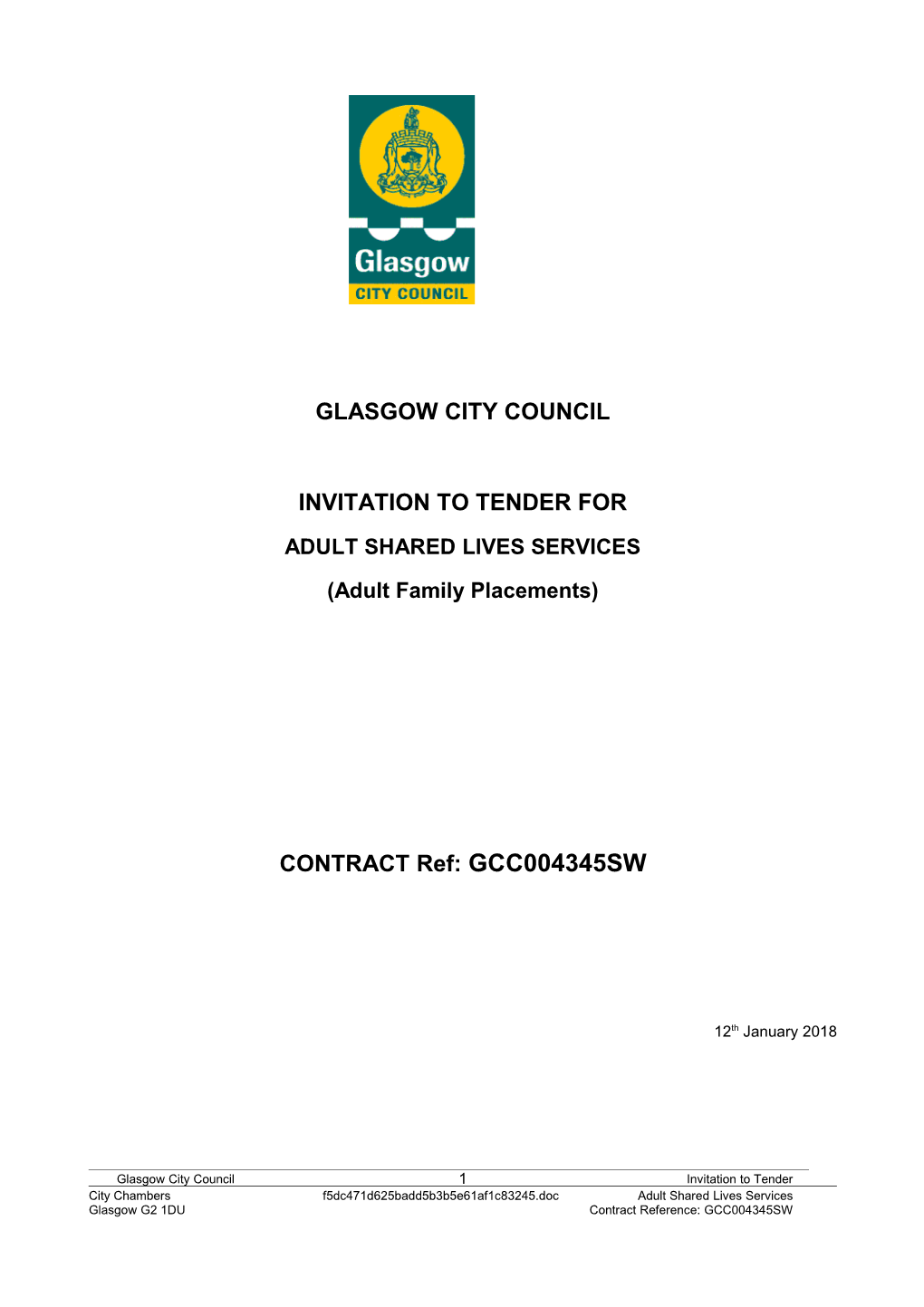 Glasgow City Council s1