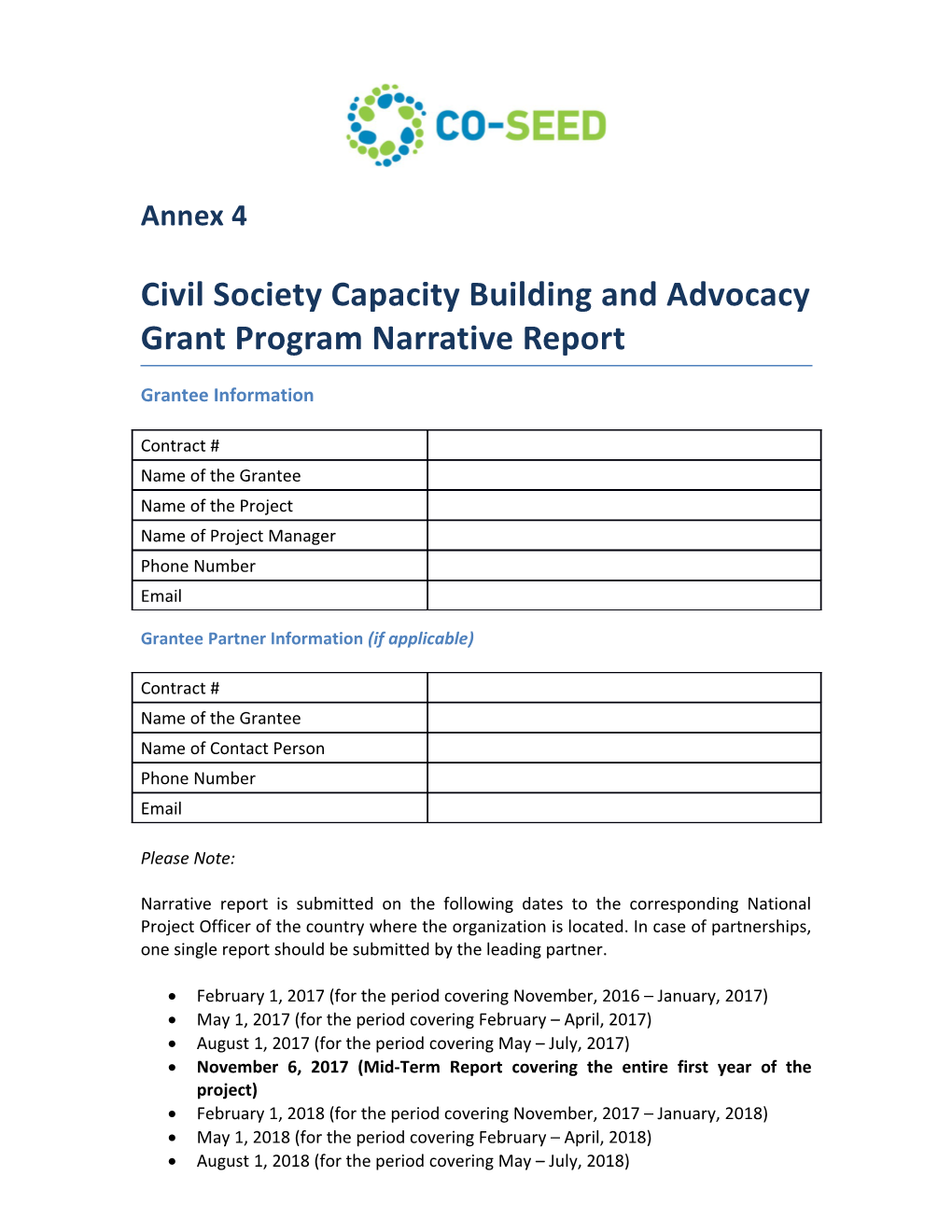 Civil Society Capacity Building and Advocacy