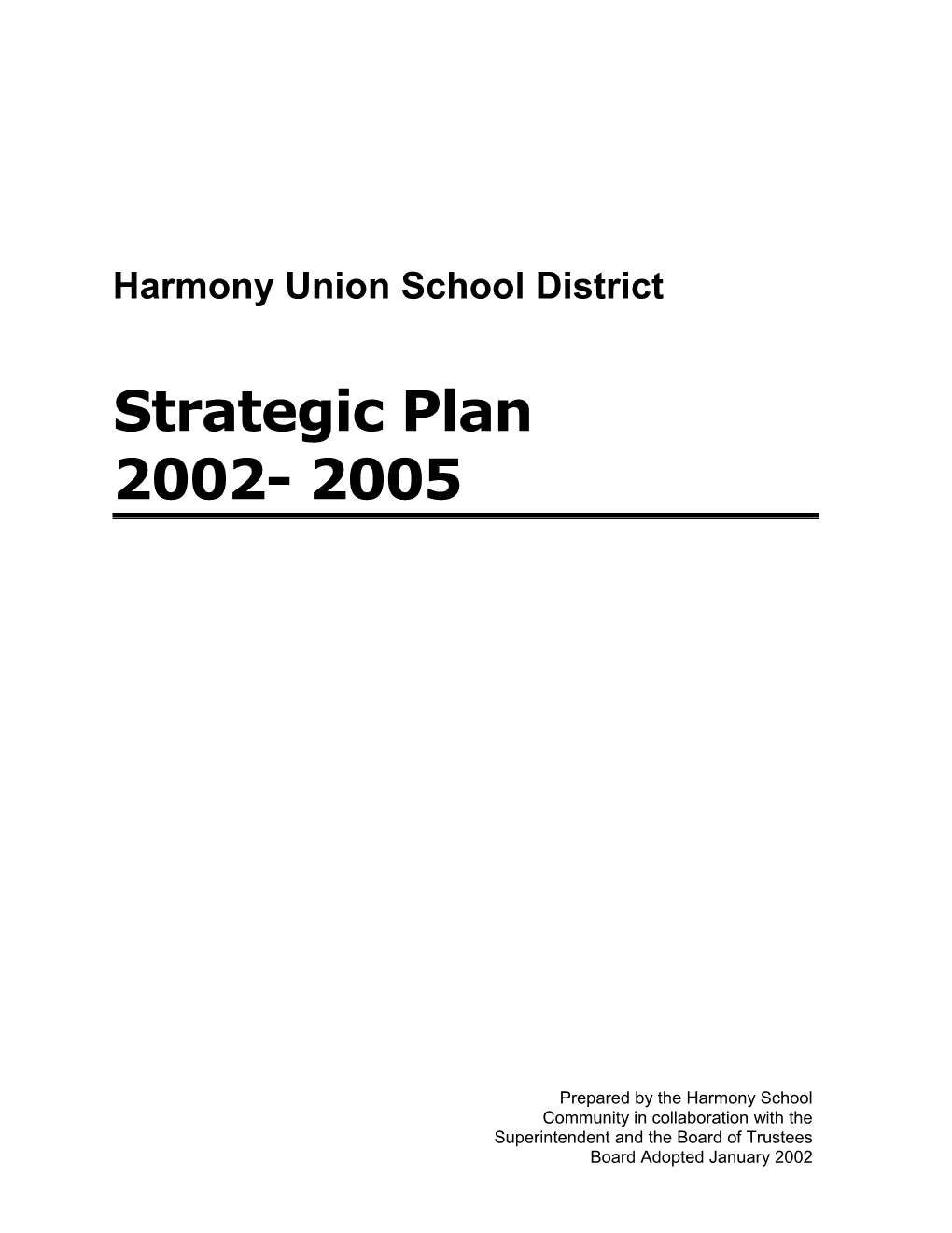Harmony Union School District