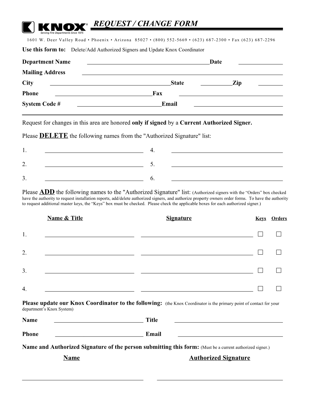 Use This Form To
