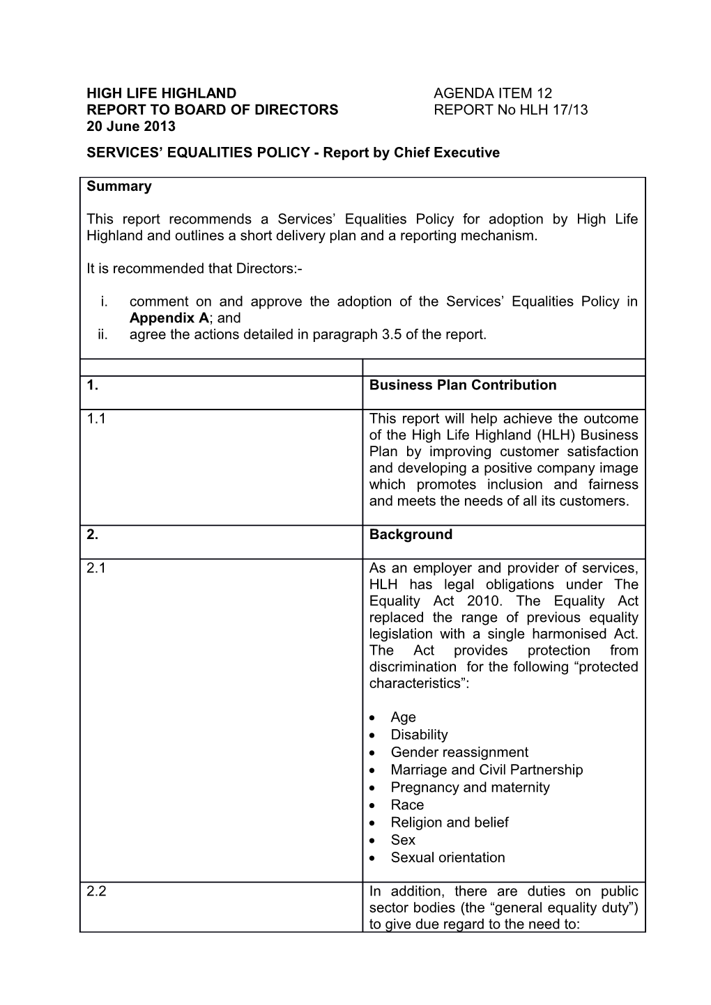 F&AC Finance Report