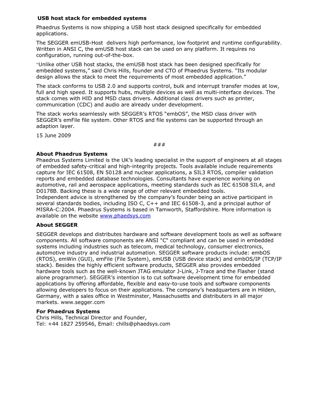 JTAG Isolator Press Release