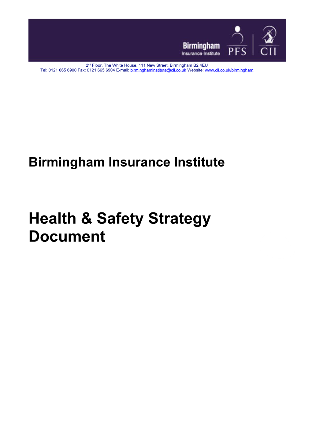 Birmingham Insurance Institute