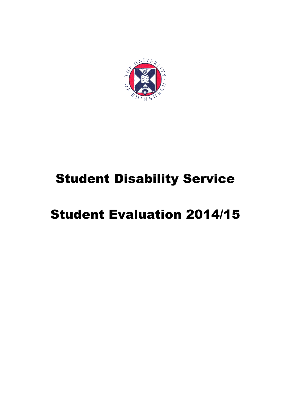 Student Disability Service
