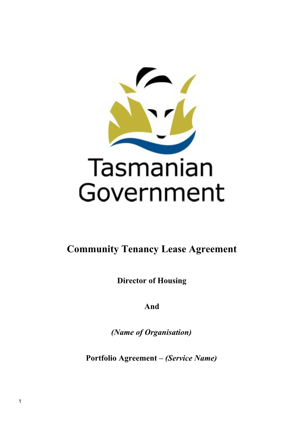 Community Tenancy Lease Agreement