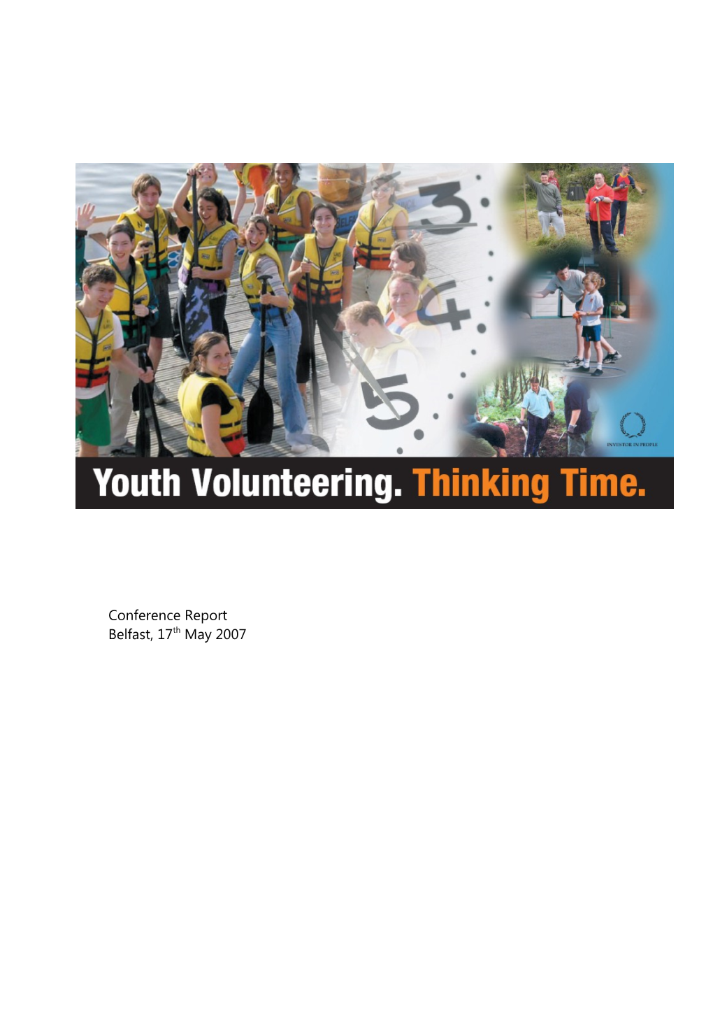 Youth Volunteering Thinking Time – Conference Report
