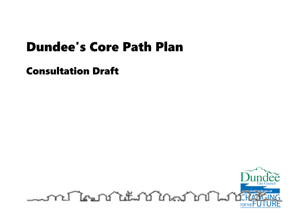 Dundee's Core Path Plan