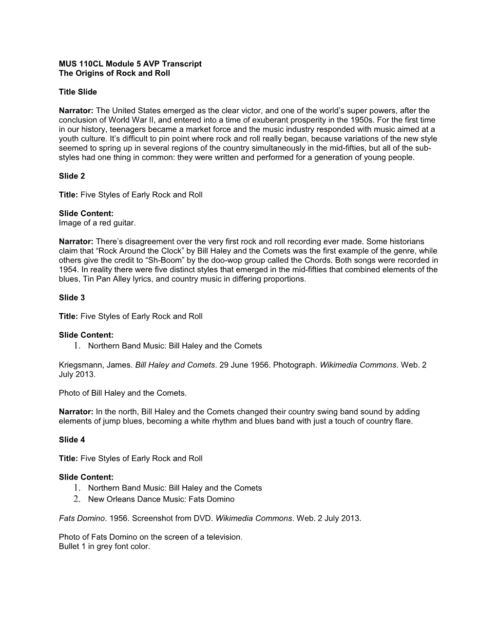 MUS 110CL Module 5 AVP Transcript