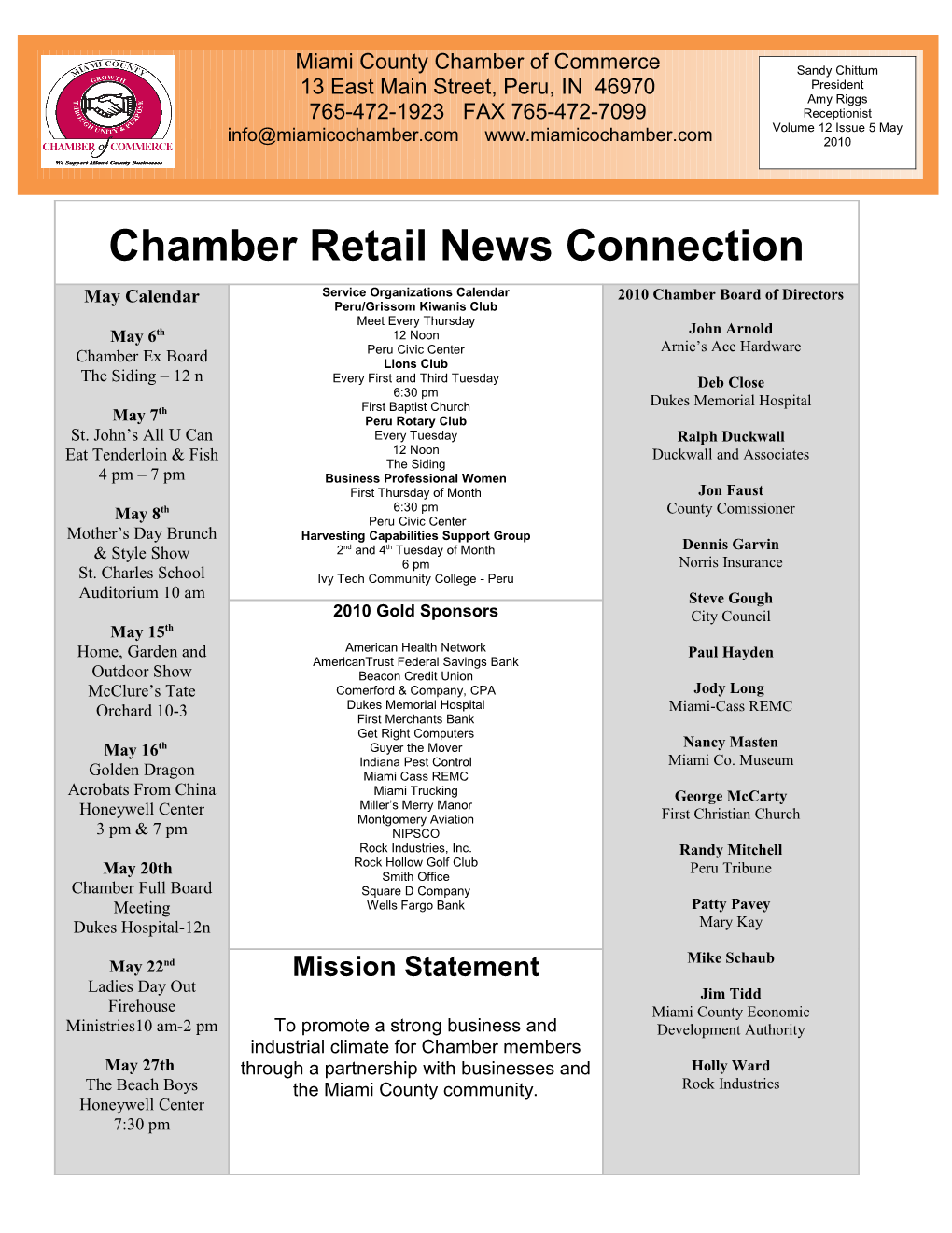 Chamber Retail News Connection