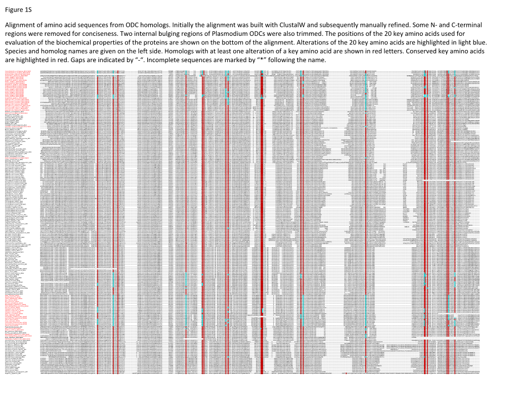 Part of Plasmodium Sequence Trimmed