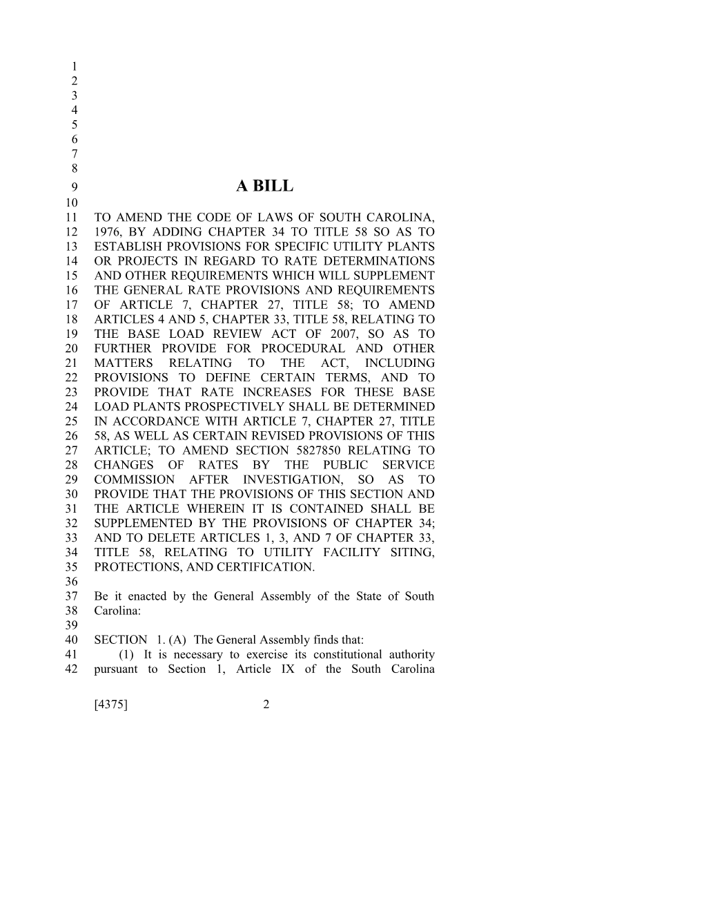 2017-2018 Bill 4375 Text of Previous Version (Jan. 10, 2018) - South Carolina Legislature Online