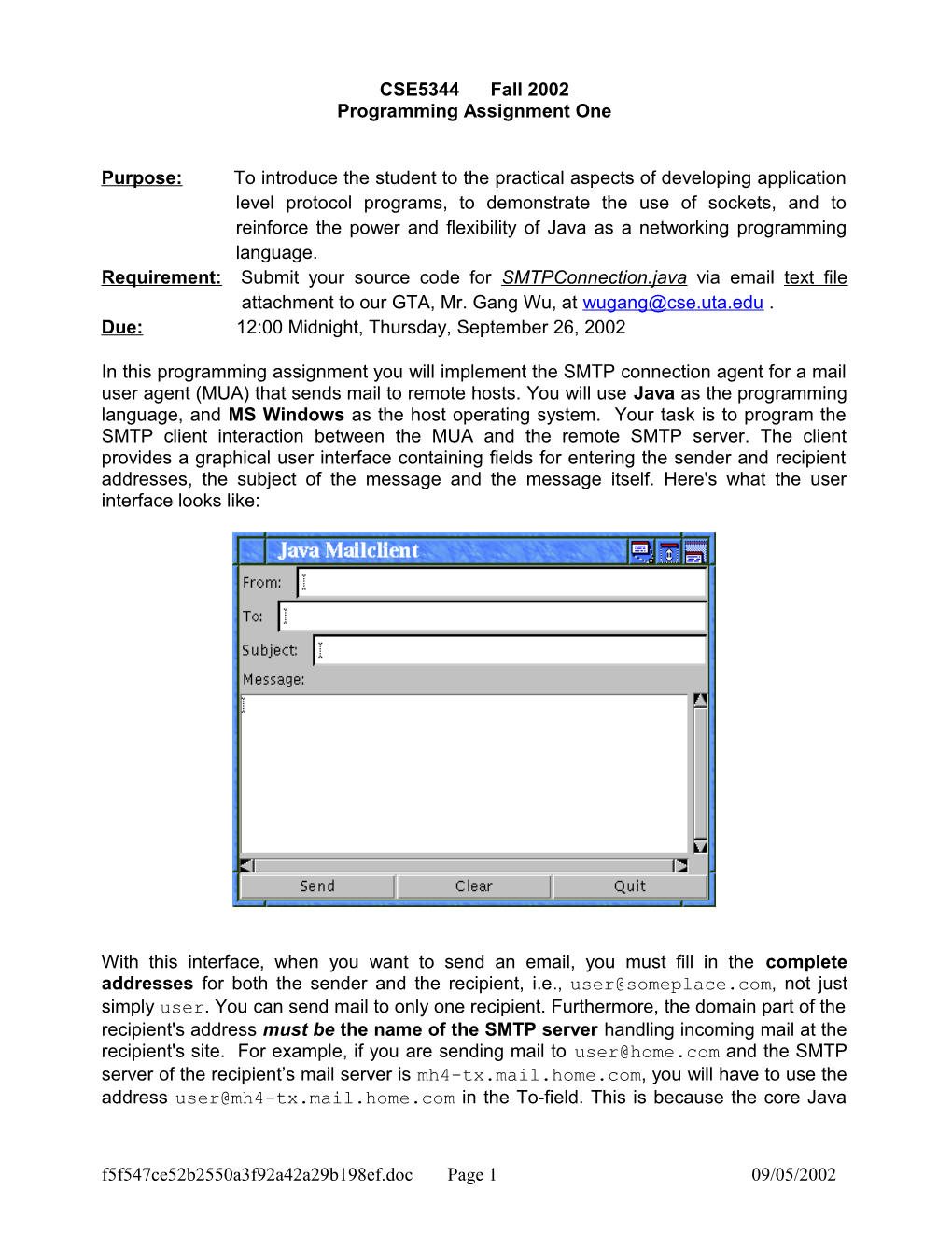 In This Lab You Will Implement a Mail User Agent That Sends Mail to Remote Hosts