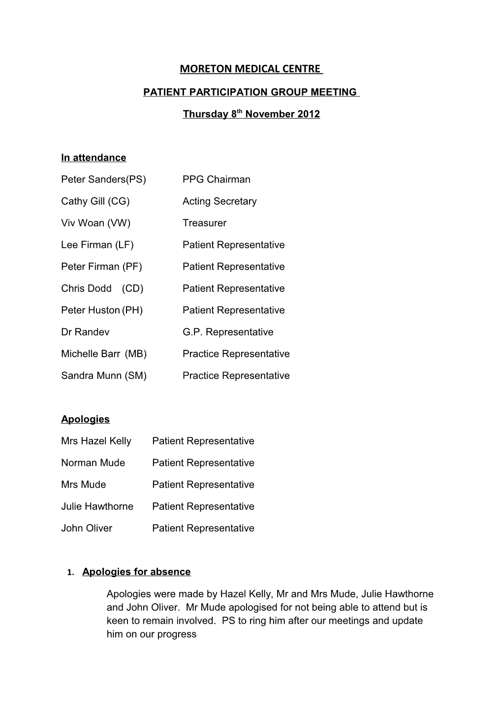 Patient Participation Group Meeting s5