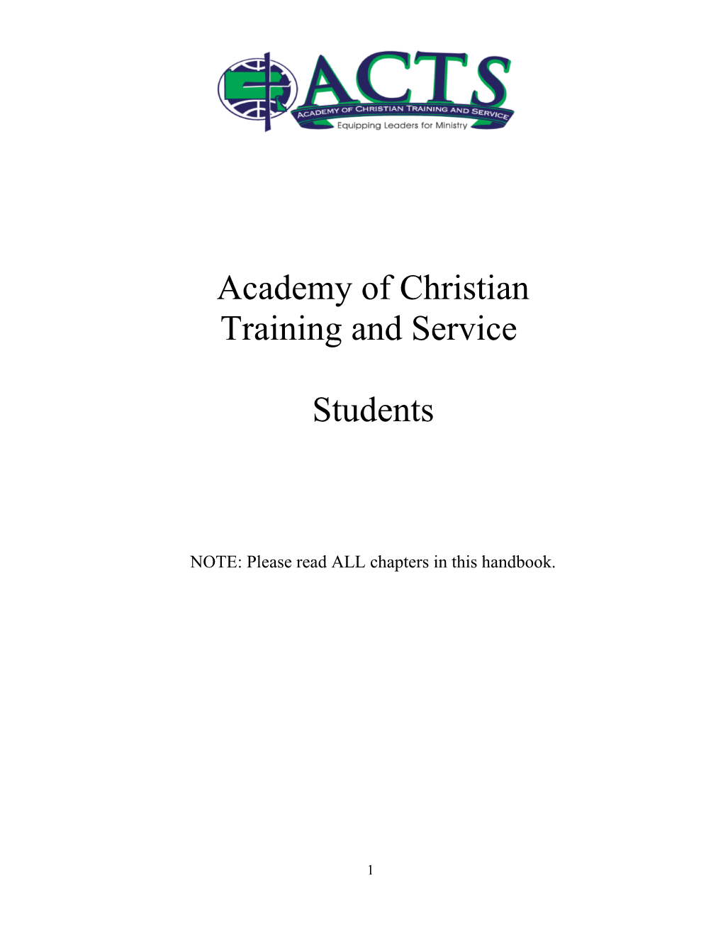 Academy of Christian Training and Service