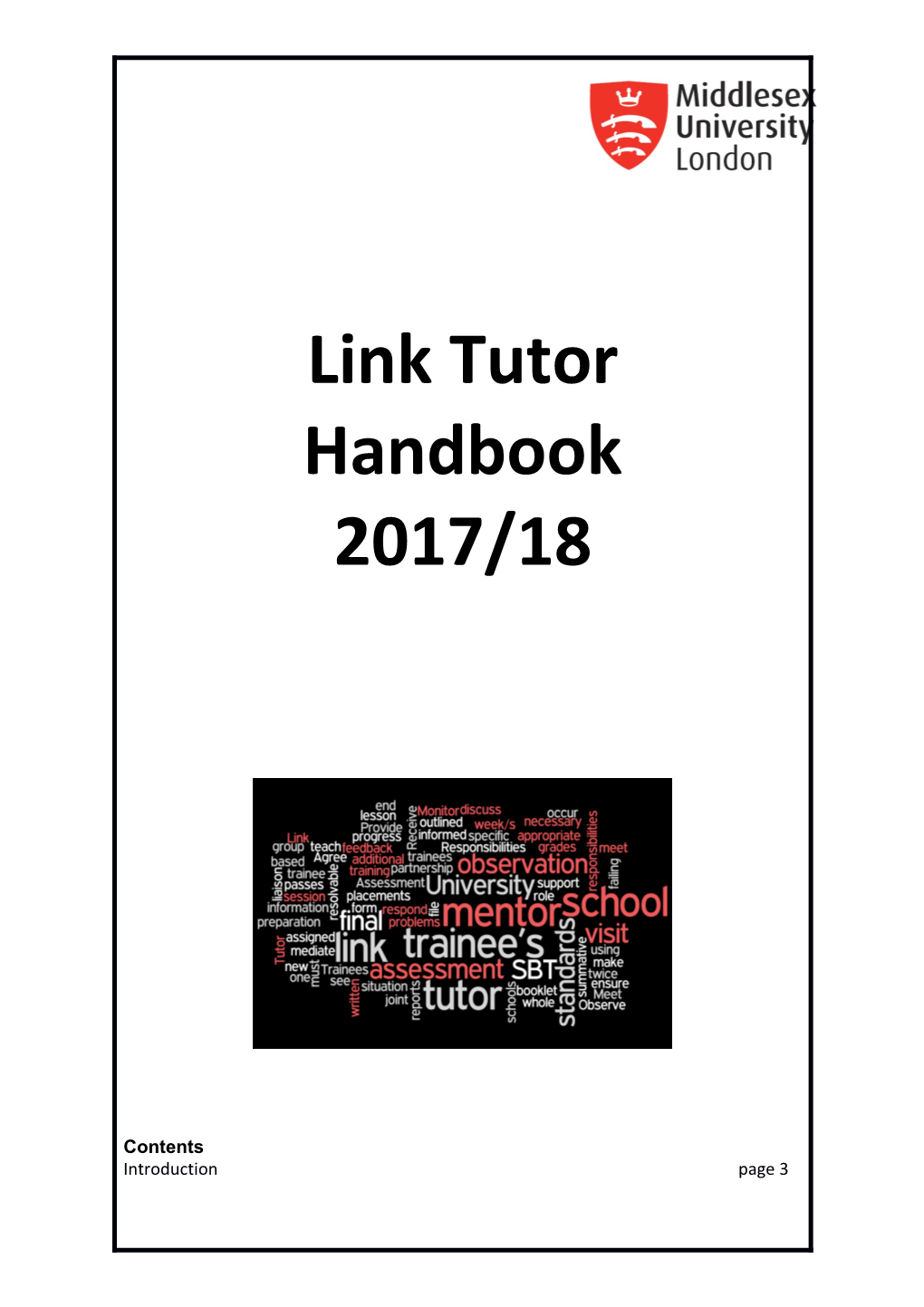 Link Tutor Handbook 2017/18