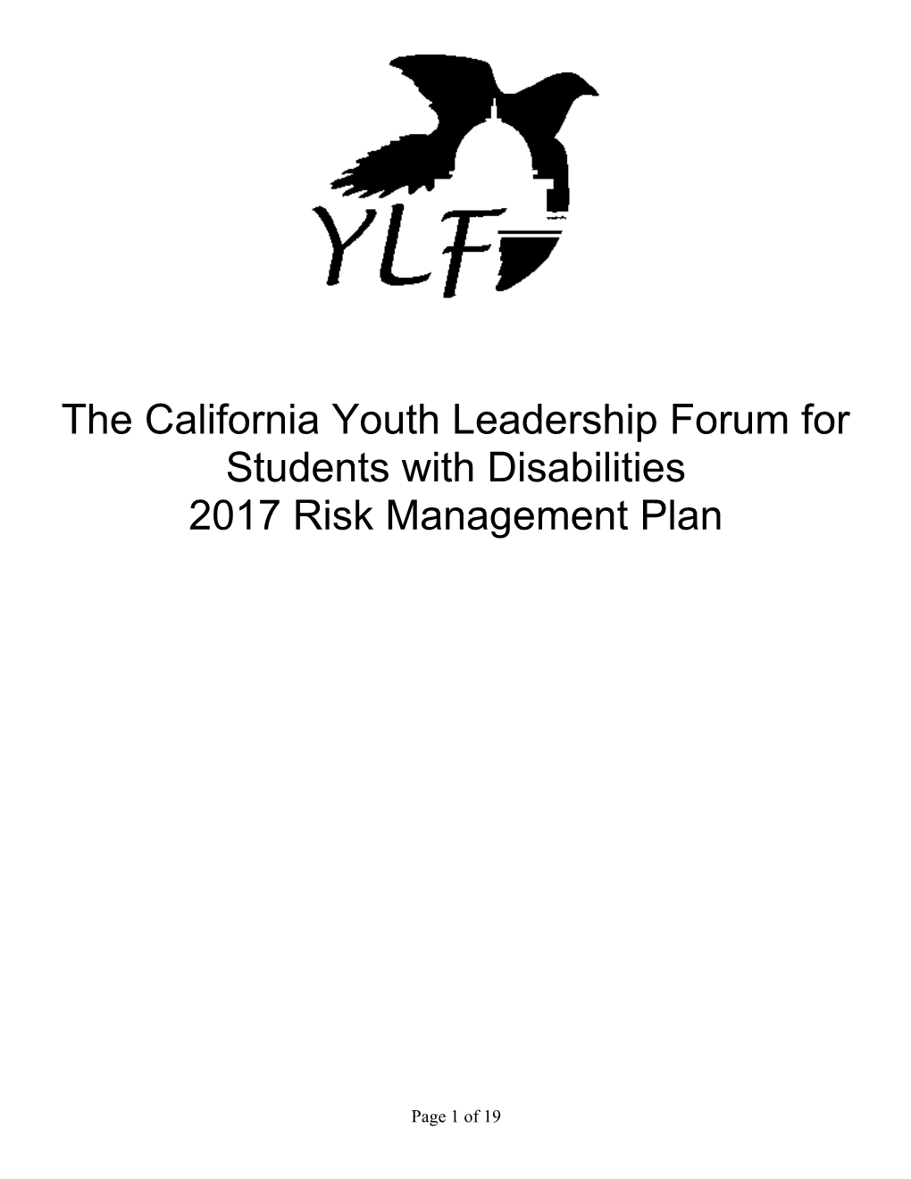 The California Youth Leadership Forum for Students with Disabilities