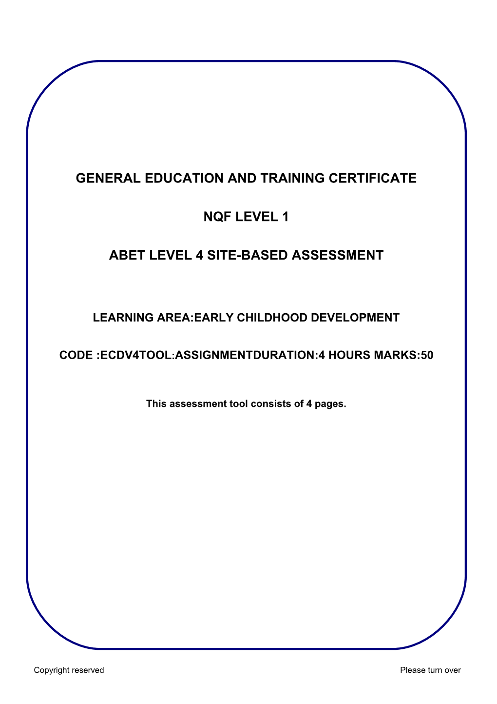 Abet Level 4 Summative Assessment s5