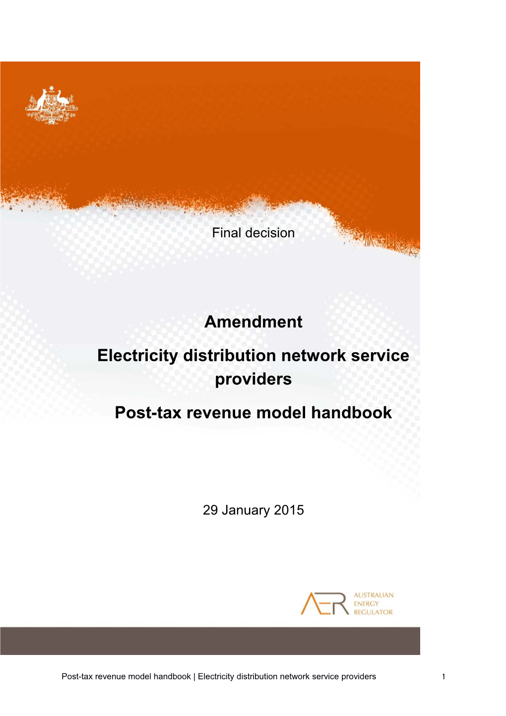 Electricity Distribution Network Service Providers