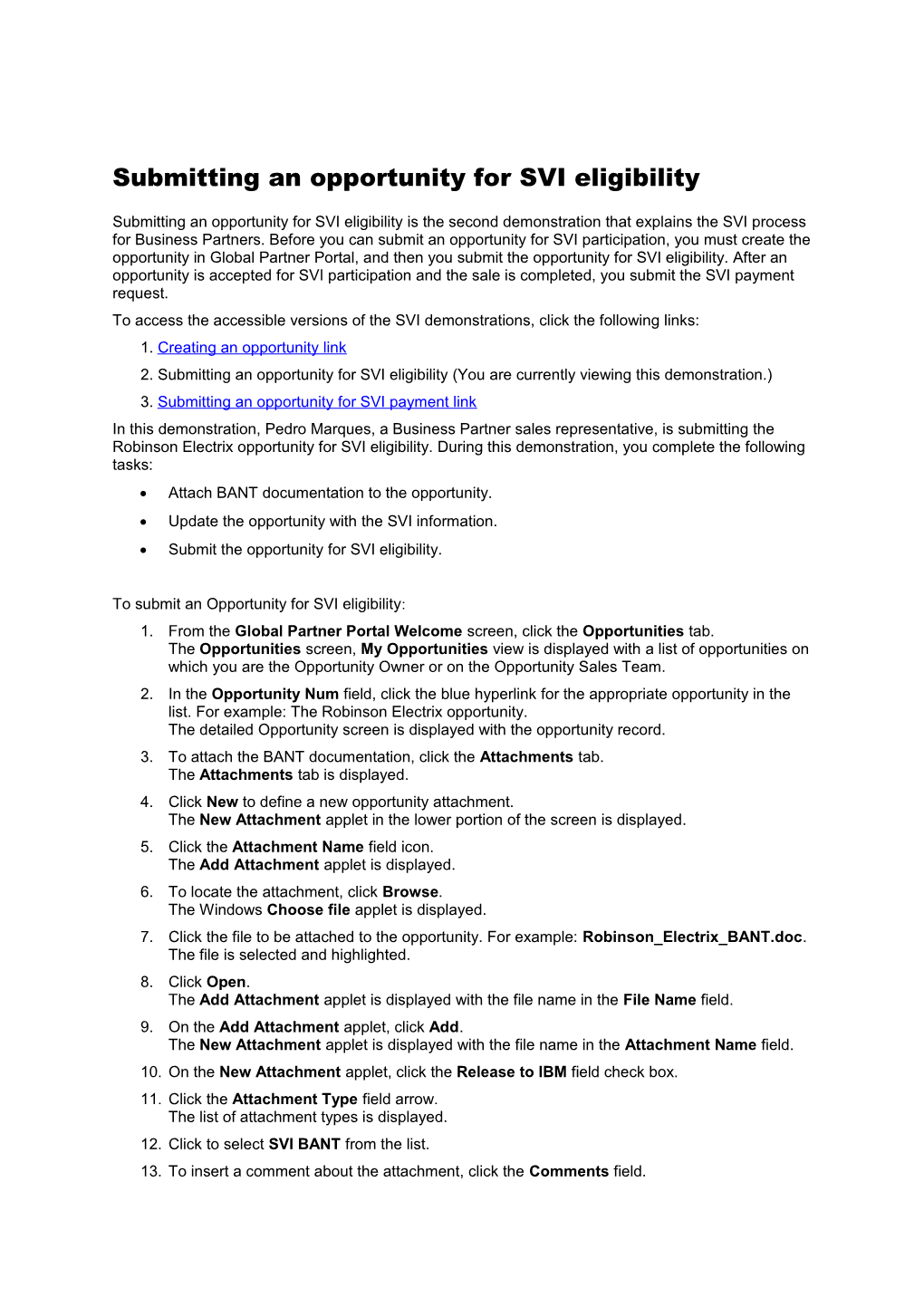 IBM STG Special Bid Process