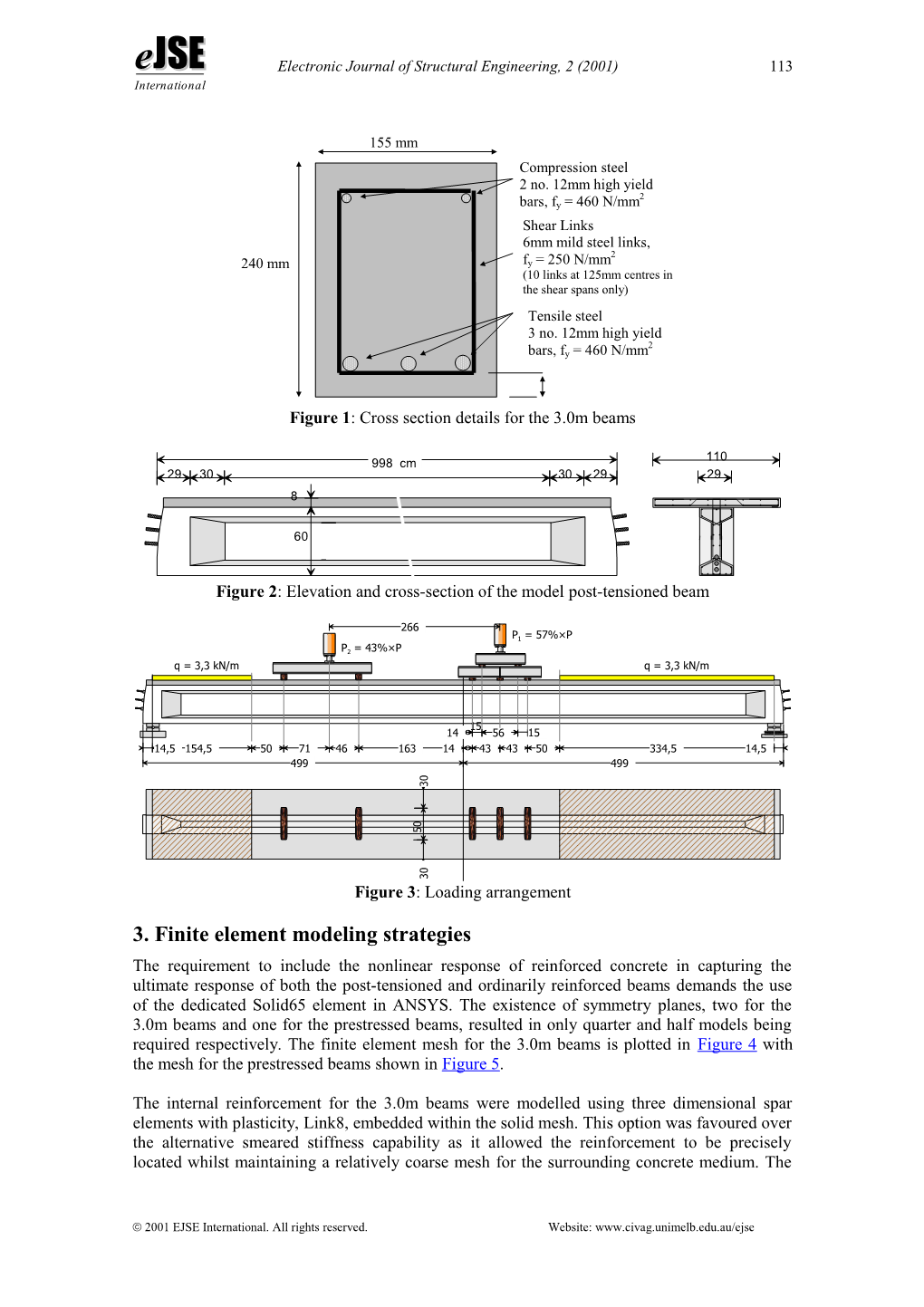Nonlinear Models Of Reinforced And Post-Tensioned Concrete Beams