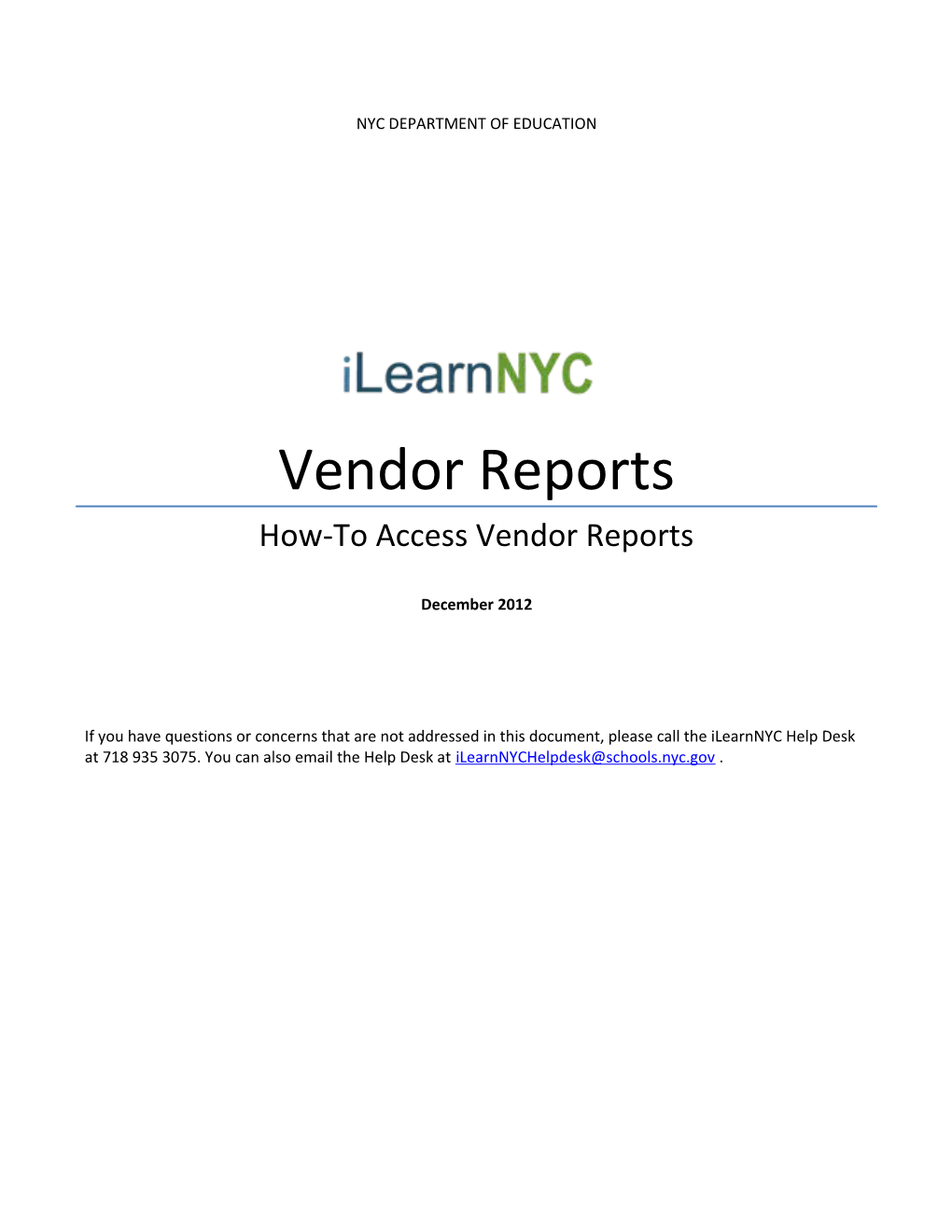 Ilearnnyc Admin Console