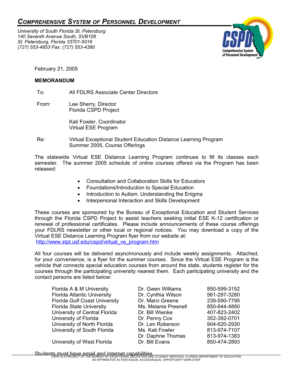 Comprehensive System of Personnel Development