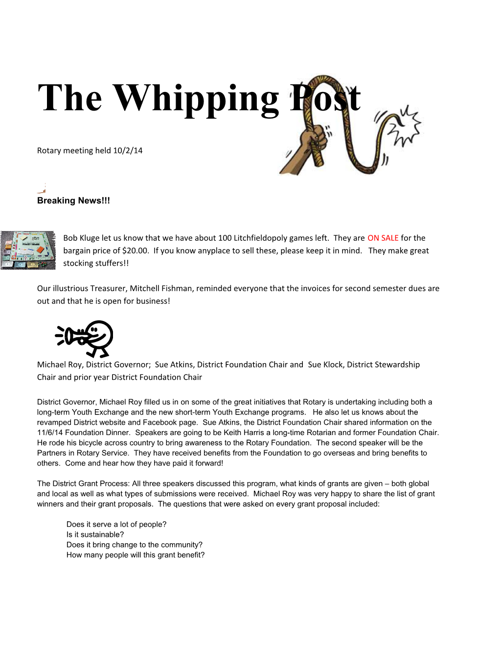 The Whipping Post