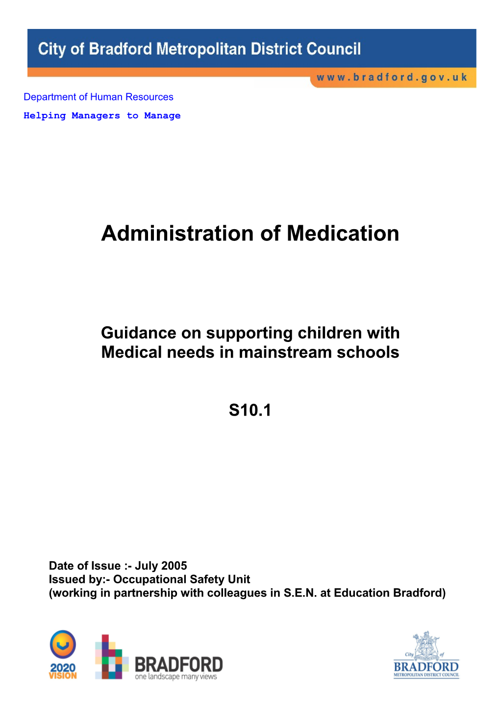 Administration of Medication