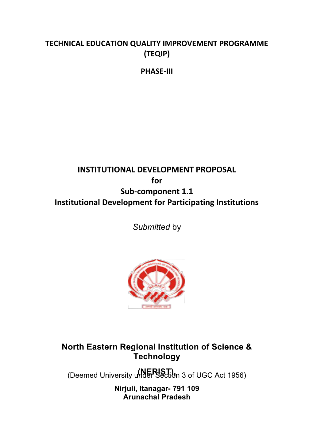 Technical Education Quality Improvement Programme (Teqip)