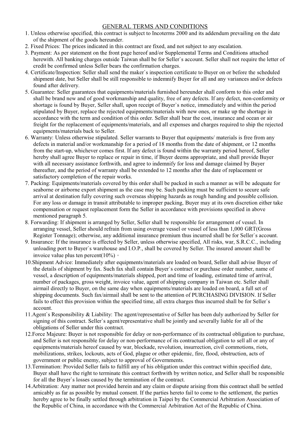 General Terms and Conditions s1