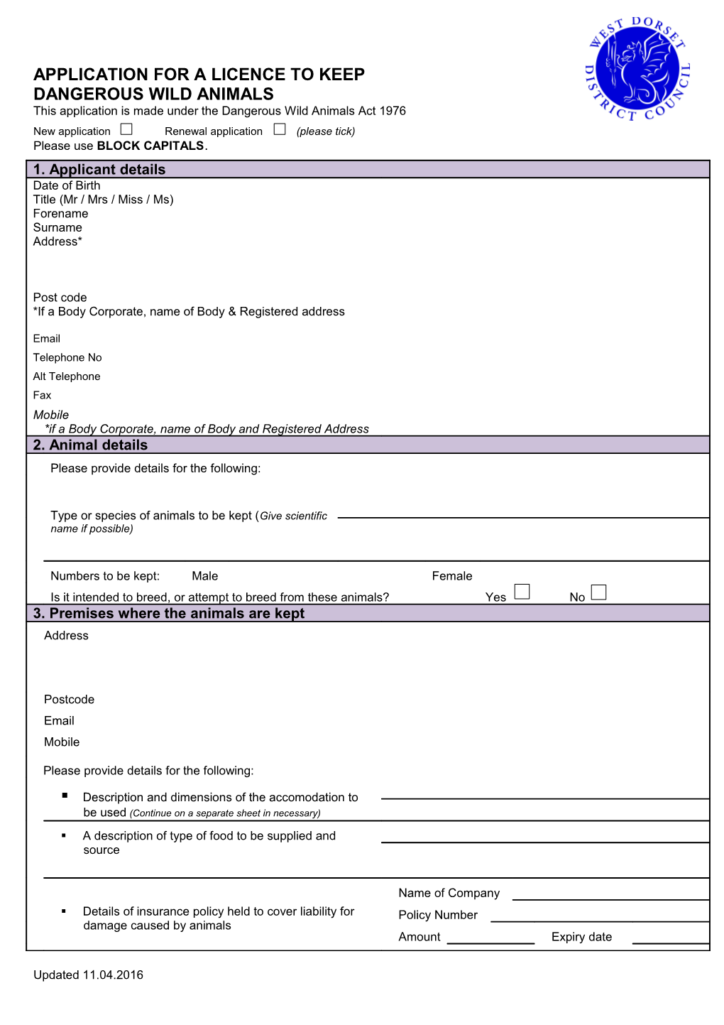 West Dorset District Council