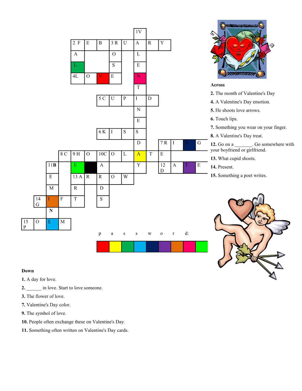 Valentine's Day Crossword II