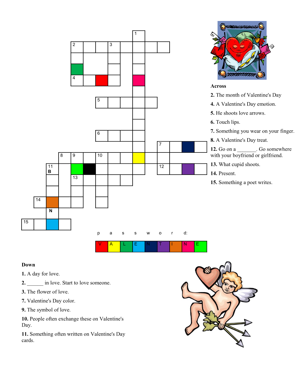 Valentine's Day Crossword II