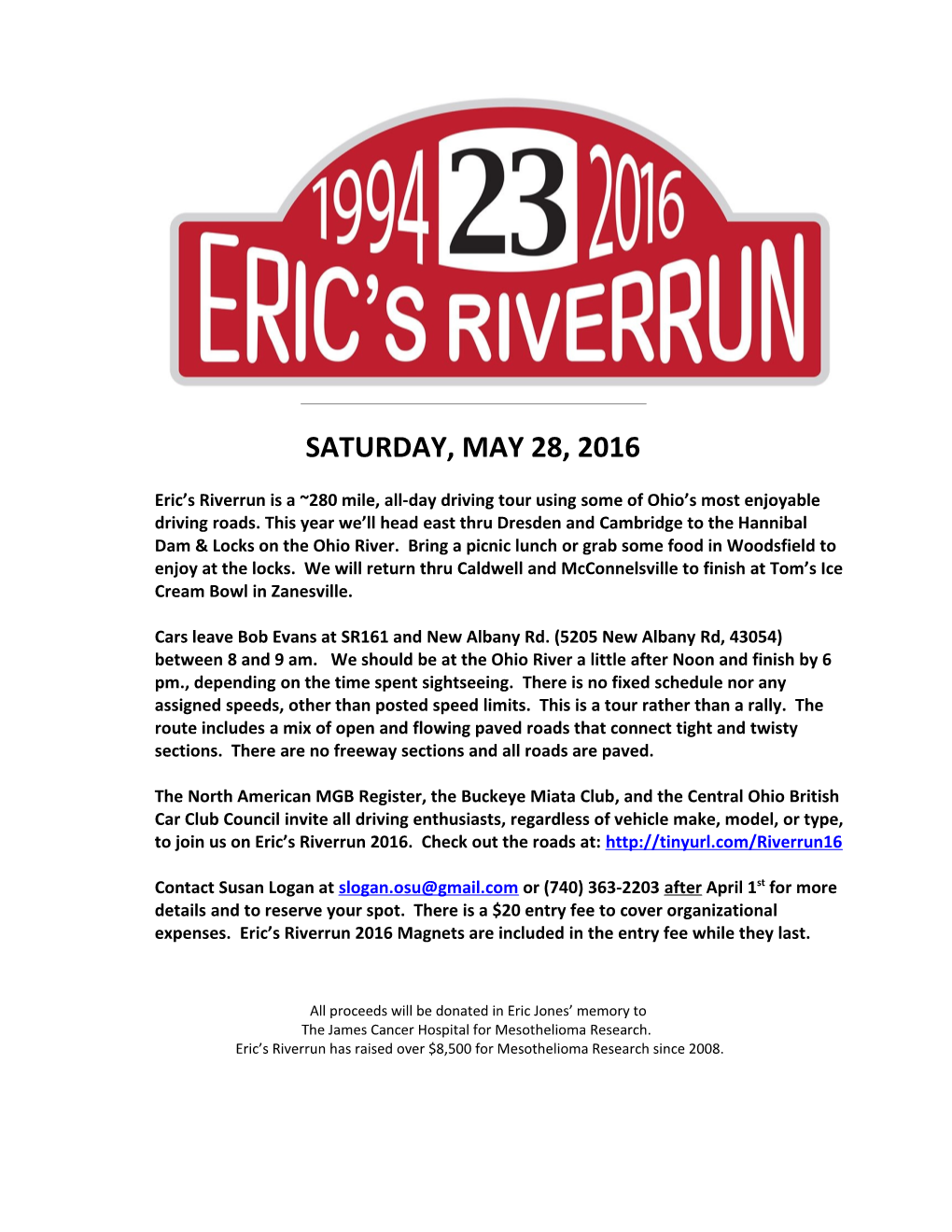 Eric S Riverrun Is a 280 Mile, All-Day Driving Tour Using Some of Ohio S Most Enjoyable