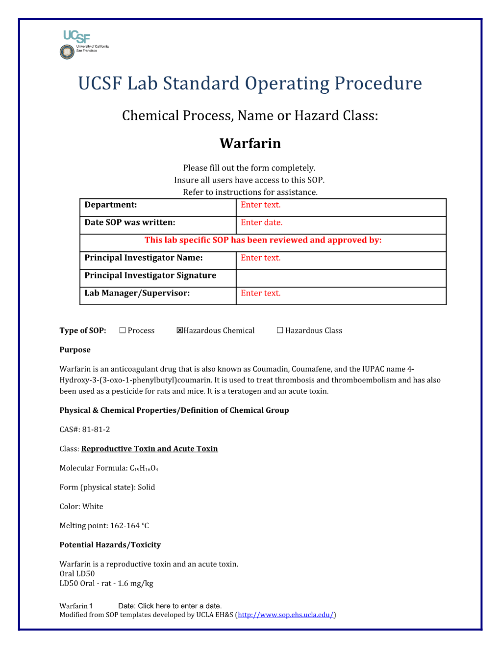 UCSF Lab Standard Operating Procedure s45