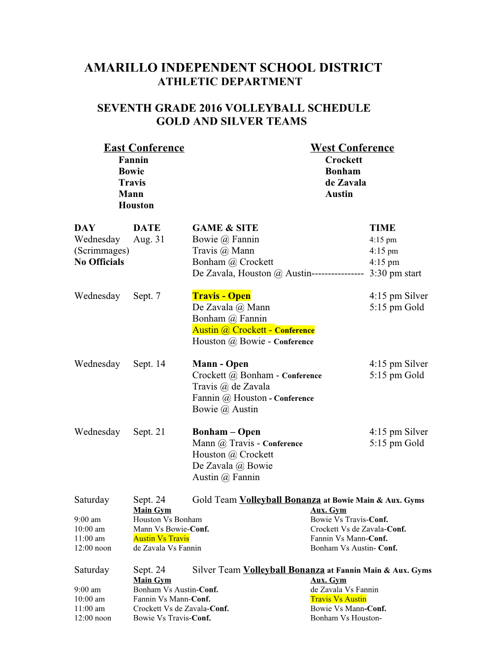 Amarillo Independent School District s1