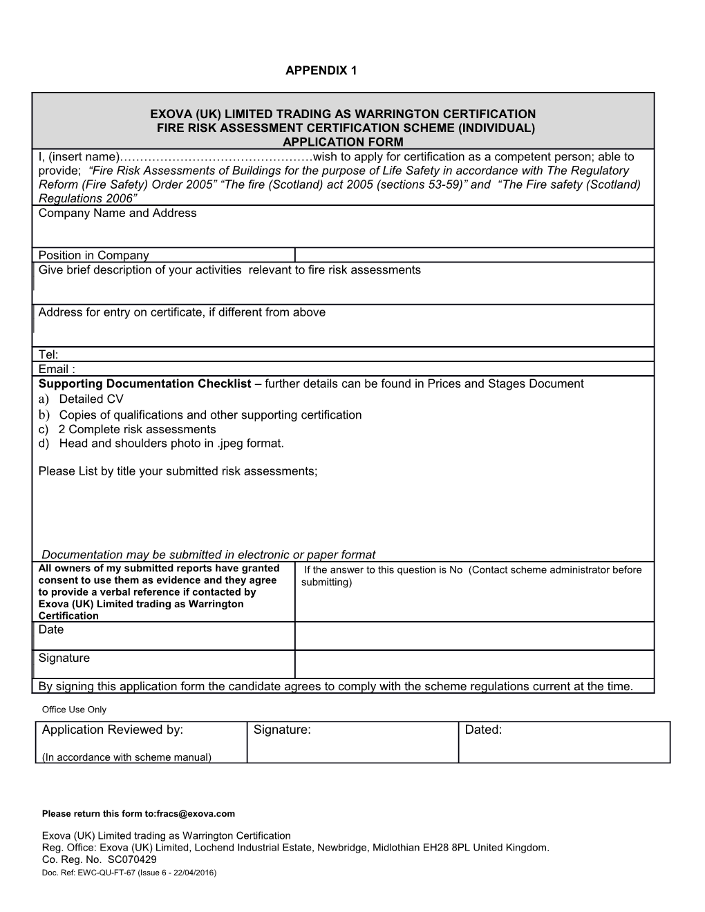 Please Return This Form To